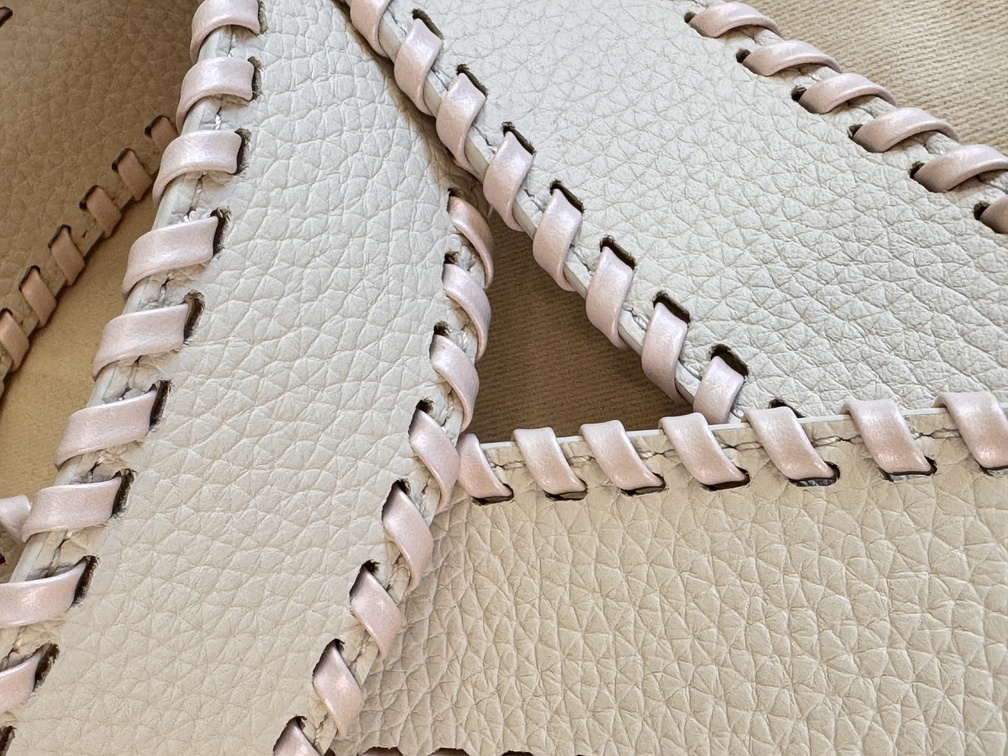 Bandouliere Gurt Capucine braided creme