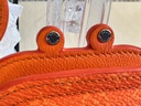 Taschenschmuck bagcharm Krabbe orange