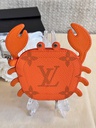 Taschenschmuck bagcharm Krabbe orange