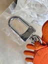 Taschenschmuck bagcharm Krabbe orange