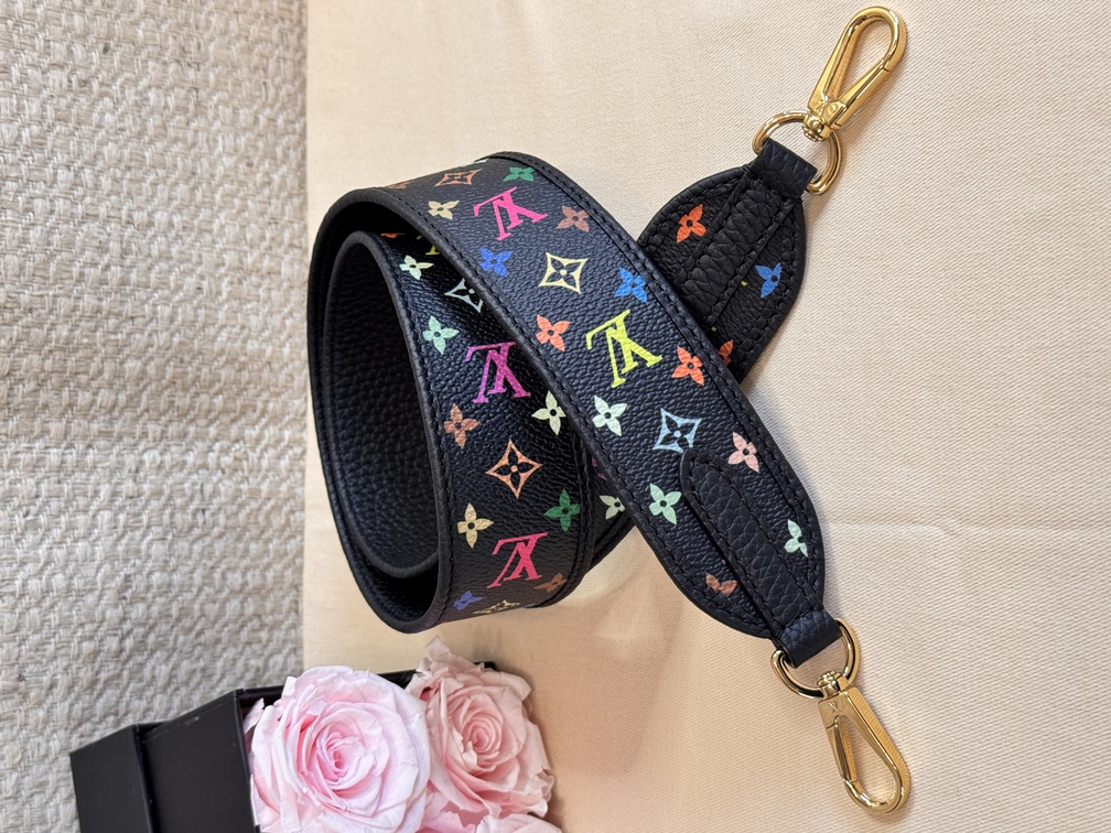 Bandouliere Gurt Multicolor schwarz