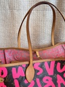 Neverfull GM Graffiti Pink