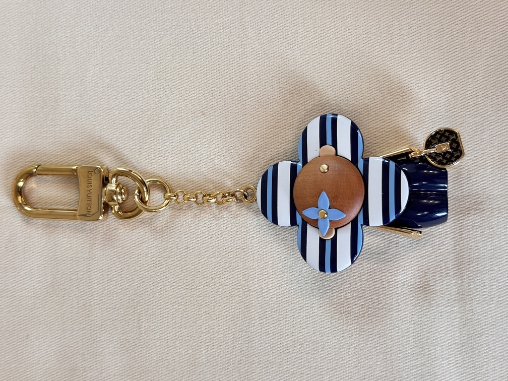 Taschenschmuck Vivienne blau