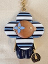 Taschenschmuck Vivienne blau