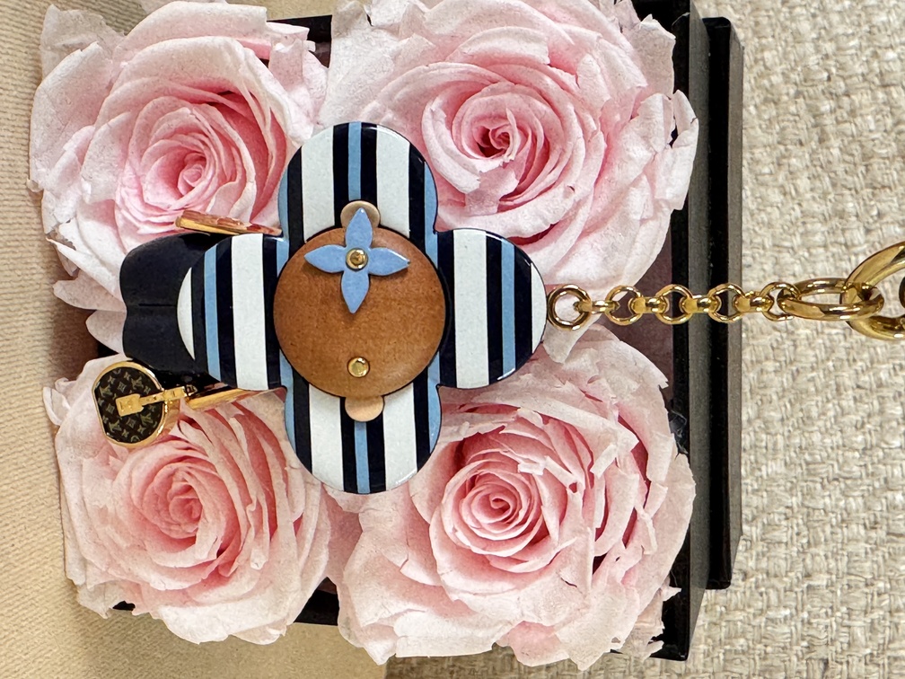 Taschenschmuck Vivienne blau