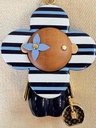 Taschenschmuck Vivienne blau