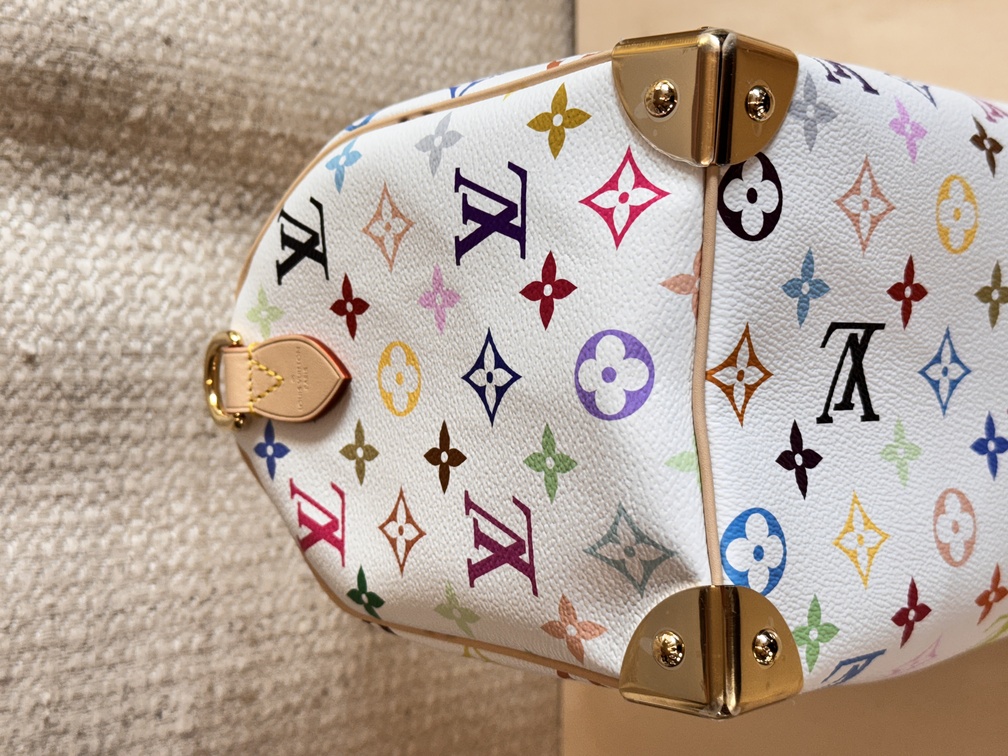 Speedy 25 Bandouliere Multicolor weiss