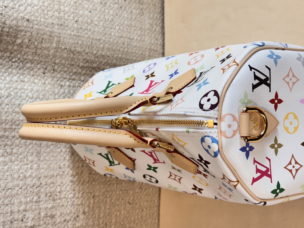 Speedy 25 Bandouliere Multicolor weiss
