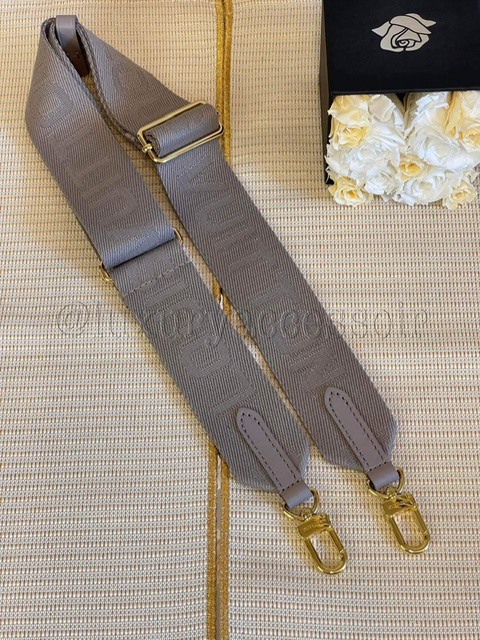 Bandouliere Schultergurt Coussin grau / taupe