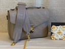Bandouliere Schultergurt Coussin grau / taupe