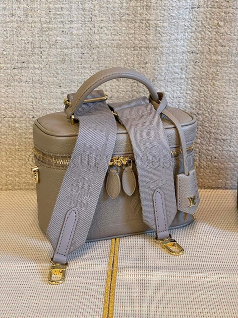 Bandouliere Schultergurt Coussin grau / taupe