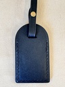 Adressanhänger klein schwarz