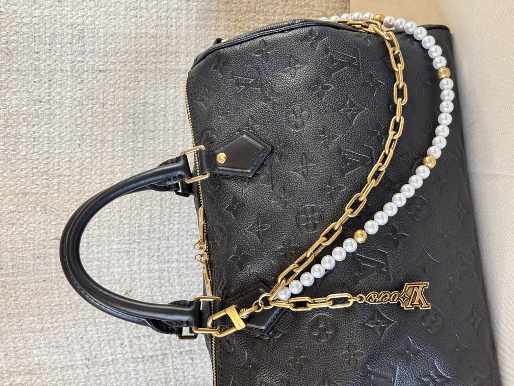 Taschenschmuck Taschenkette Pearls