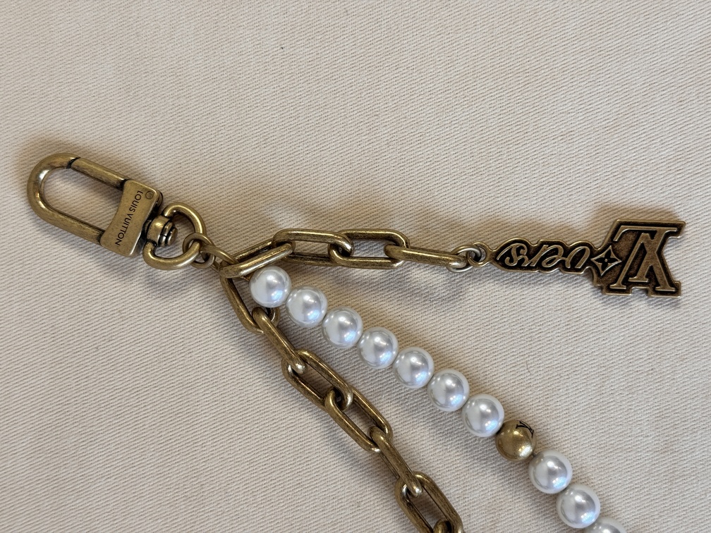 Taschenschmuck Taschenkette Pearls