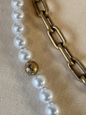 Taschenschmuck Taschenkette Pearls