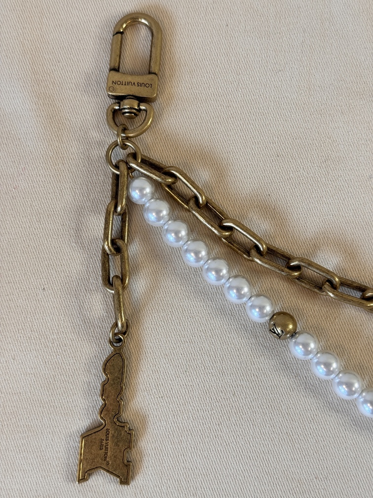 Taschenschmuck Taschenkette Pearls