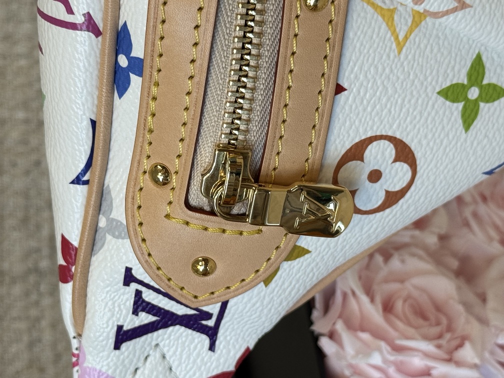 High Rise Bumbag Multicolor weiss