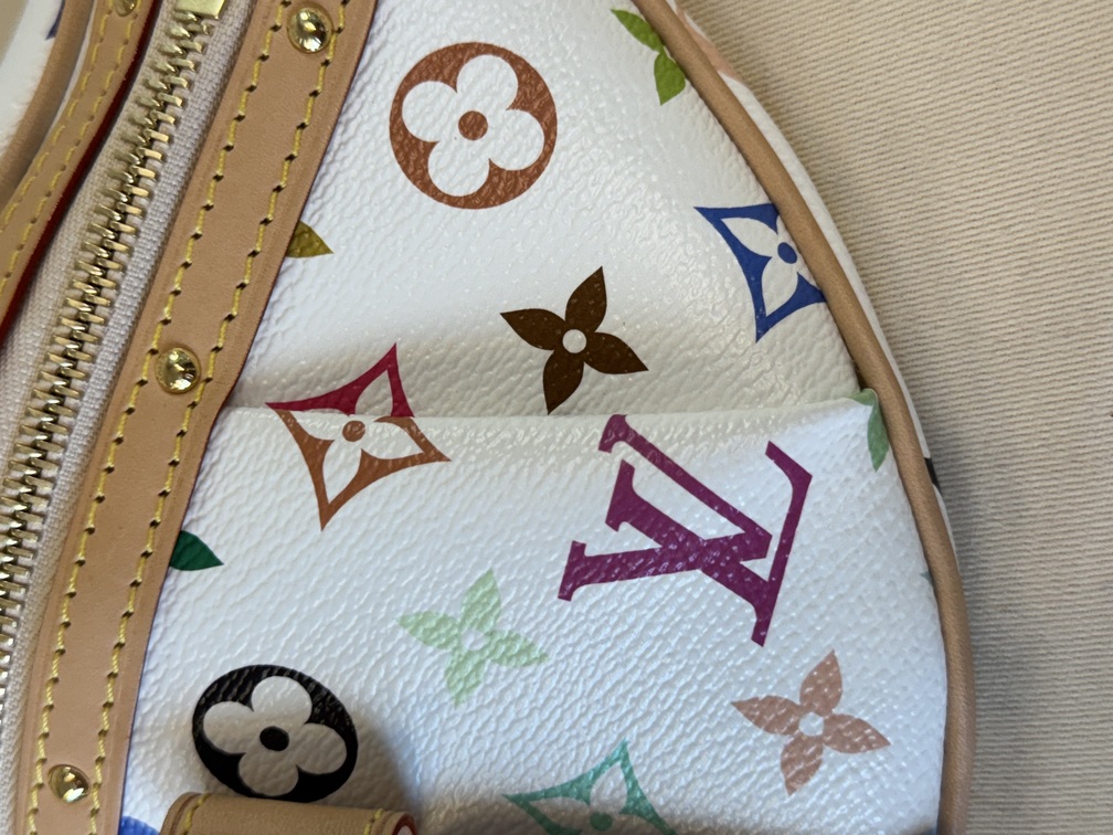 High Rise Bumbag Multicolor weiss