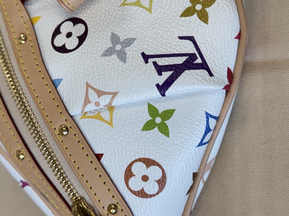 High Rise Bumbag Multicolor weiss