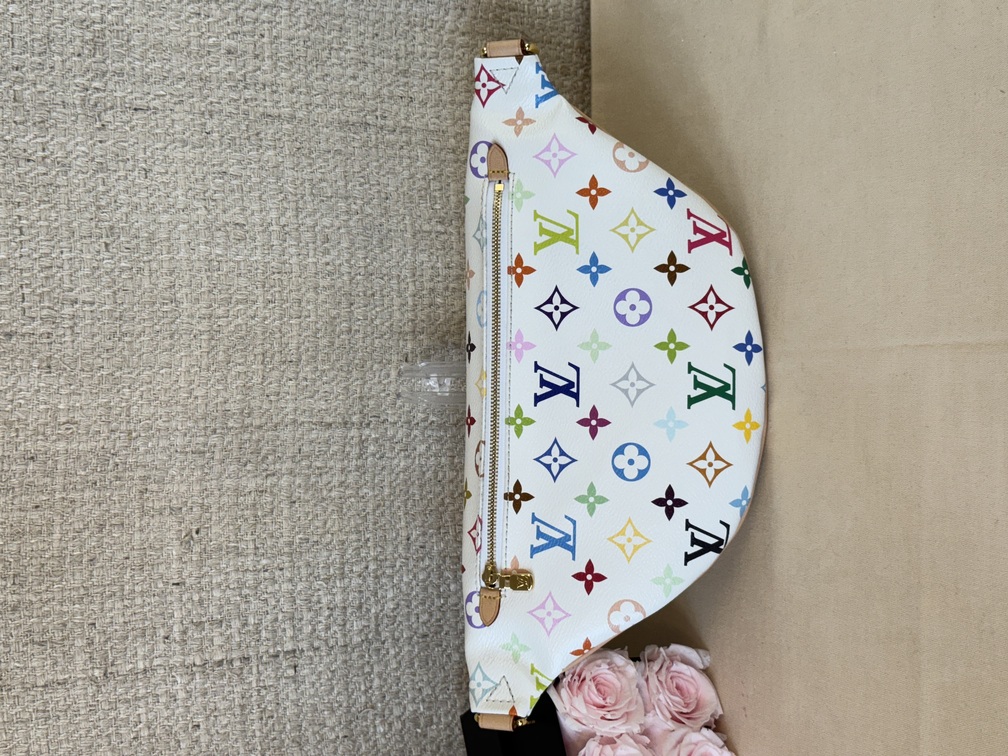 High Rise Bumbag Multicolor weiss