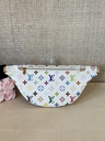 High Rise Bumbag Multicolor weiss