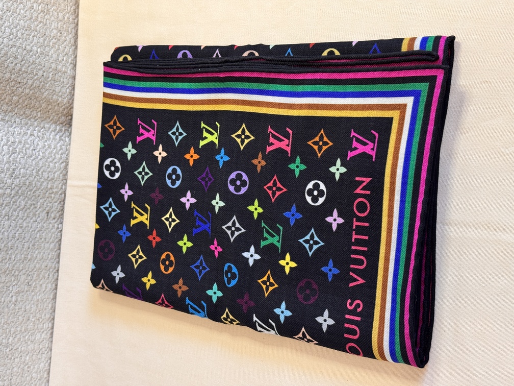 Tuch Multicolor schwarz