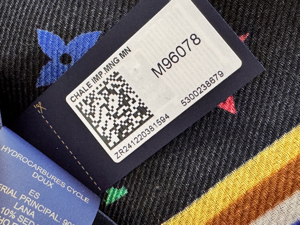 Tuch Multicolor schwarz