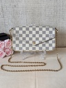 Pochette Felicie Damier Azur