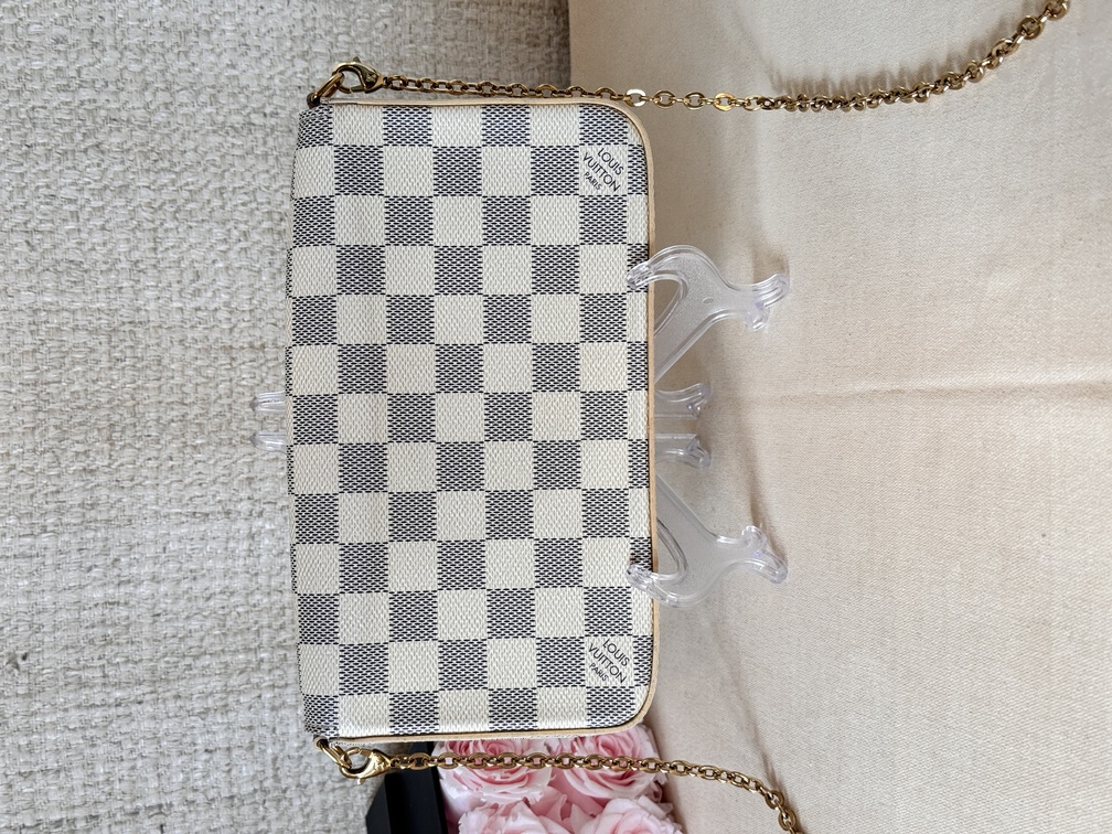 Pochette Felicie Damier Azur