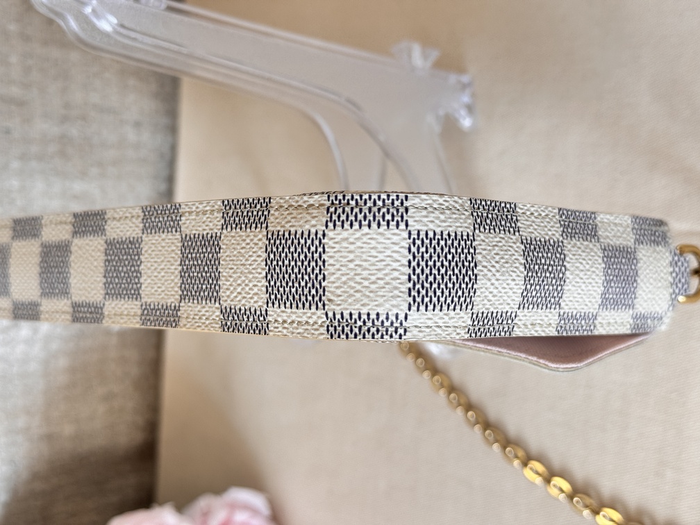 Pochette Felicie Damier Azur