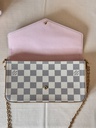 Pochette Felicie Damier Azur
