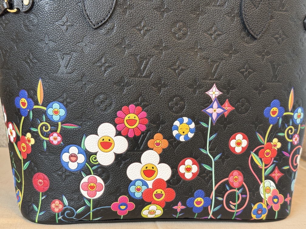 Neverfull MM Murakami schwarz