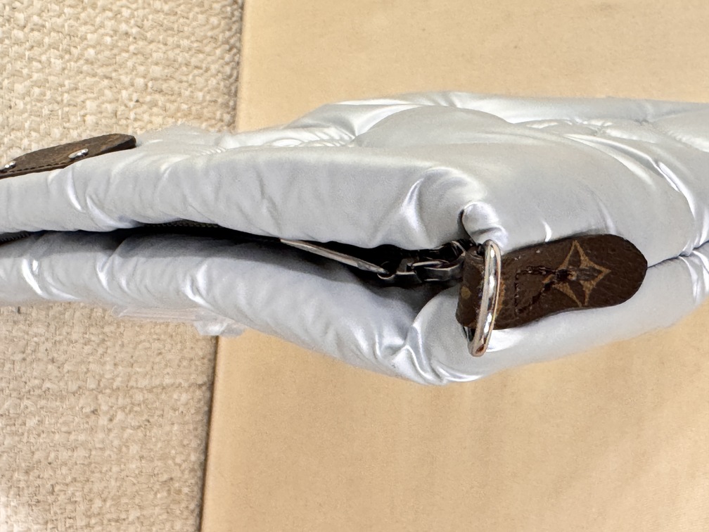 Pochette PILLOW groß silber