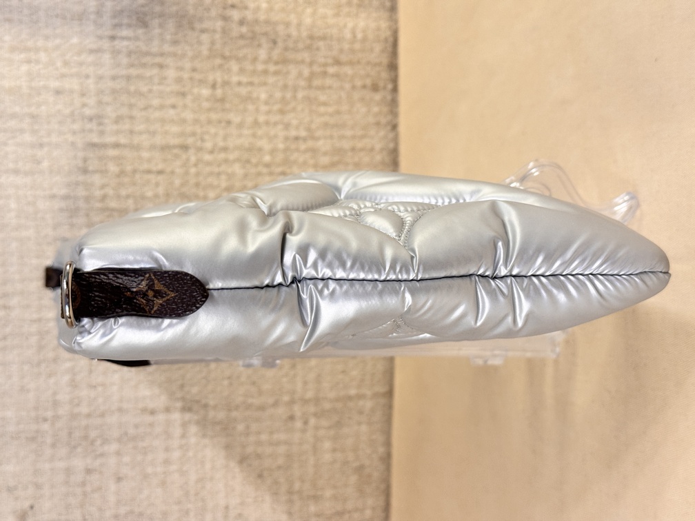 Pochette PILLOW groß silber