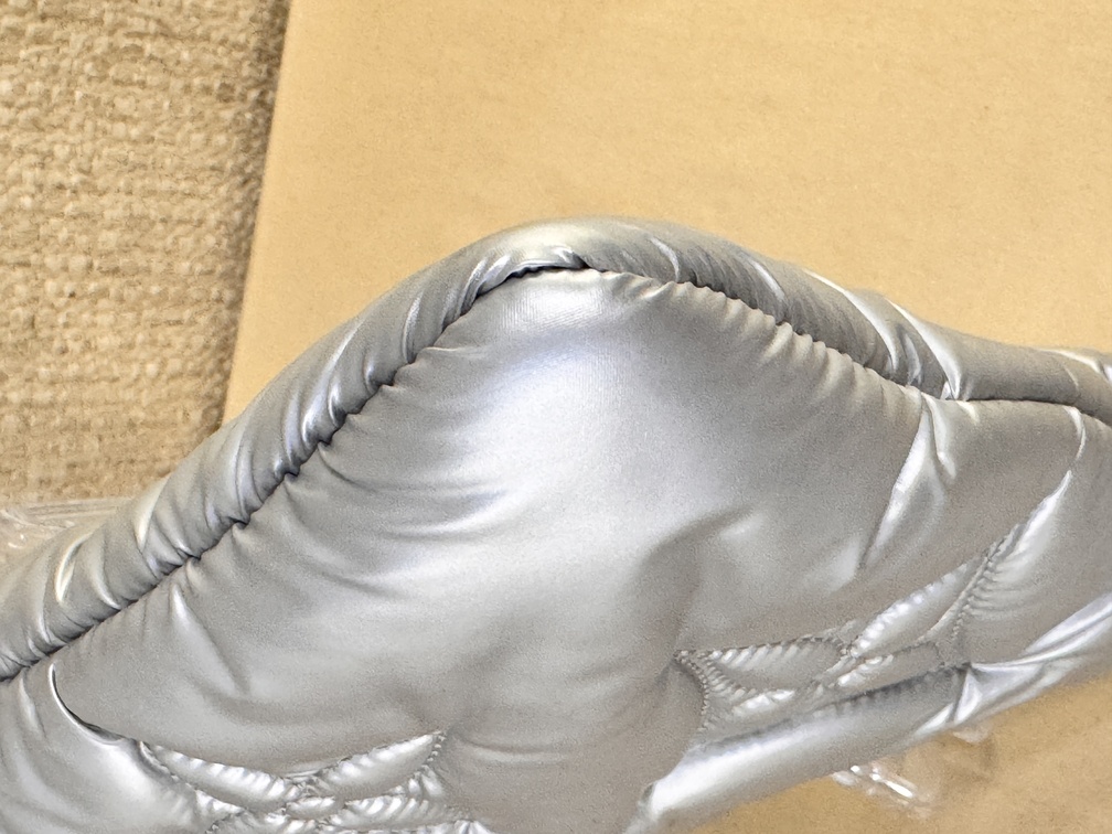 Pochette PILLOW groß silber