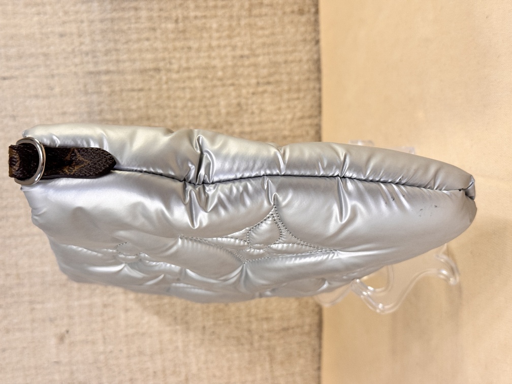 Pochette PILLOW groß silber