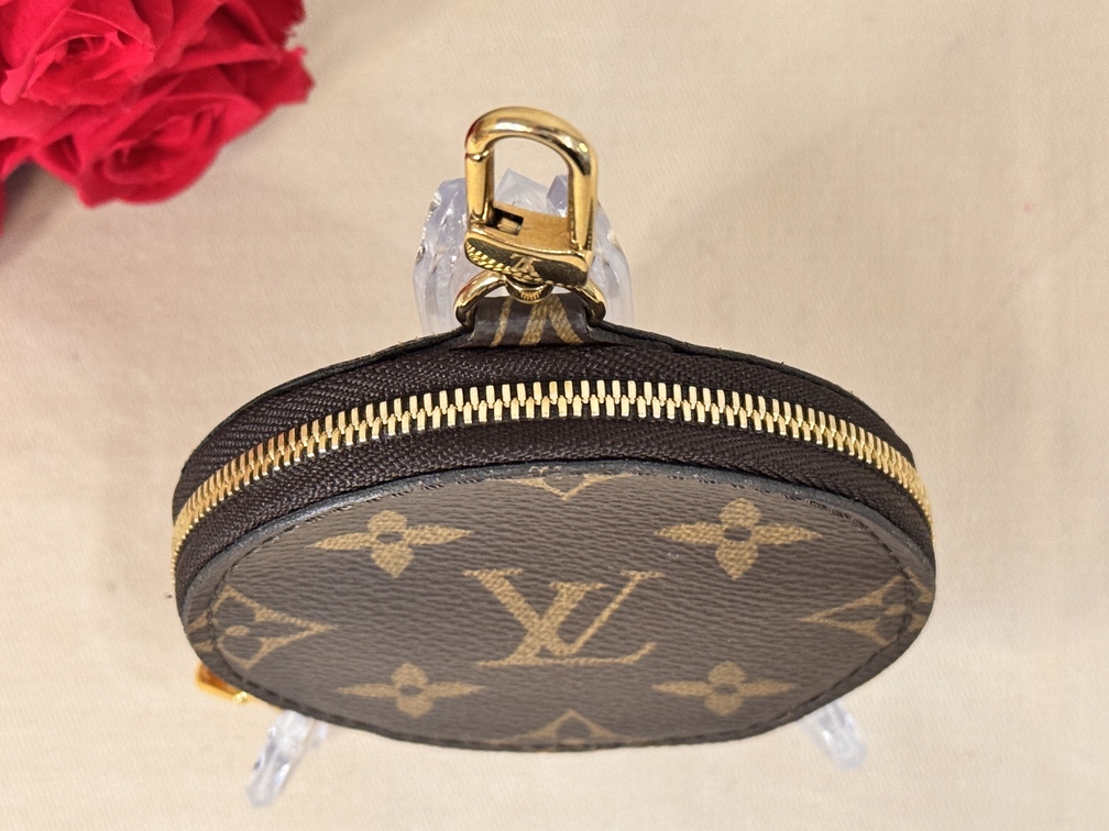 Round coin Münztäschchen Monogram