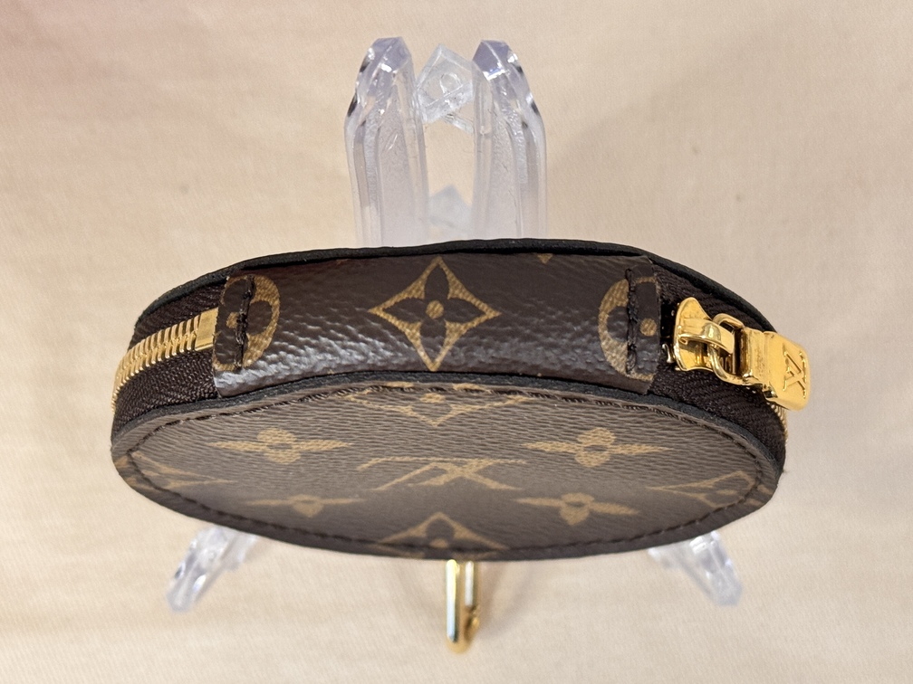 Round coin Münztäschchen Monogram