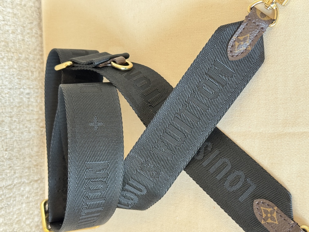 Bandouliere Schultergurt schwarz Mono