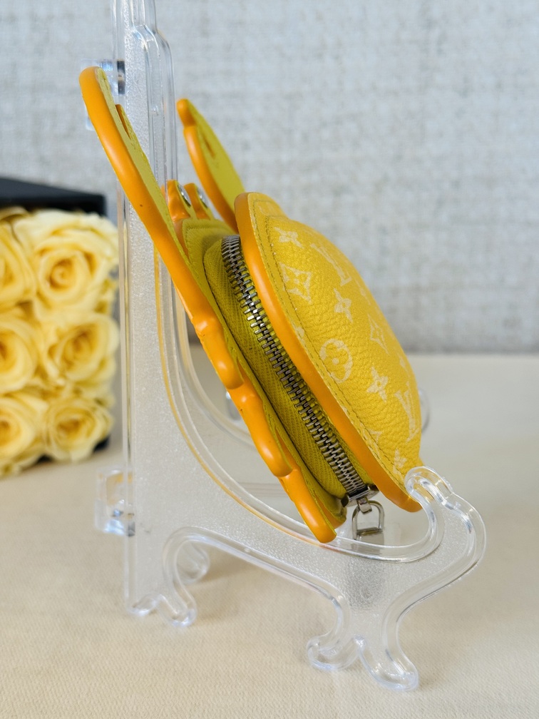 Taschenschmuck bagcharm Krabbe gelb