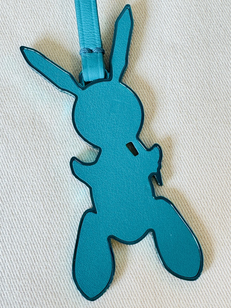 Bagcharm Rabbit by Jeff Koons