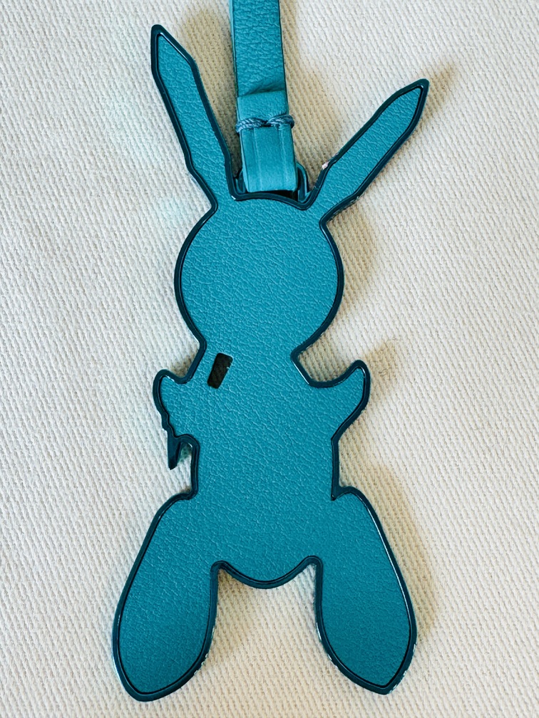 Bagcharm Rabbit by Jeff Koons