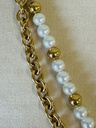 Taschenschmuck Taschenkette Pearls