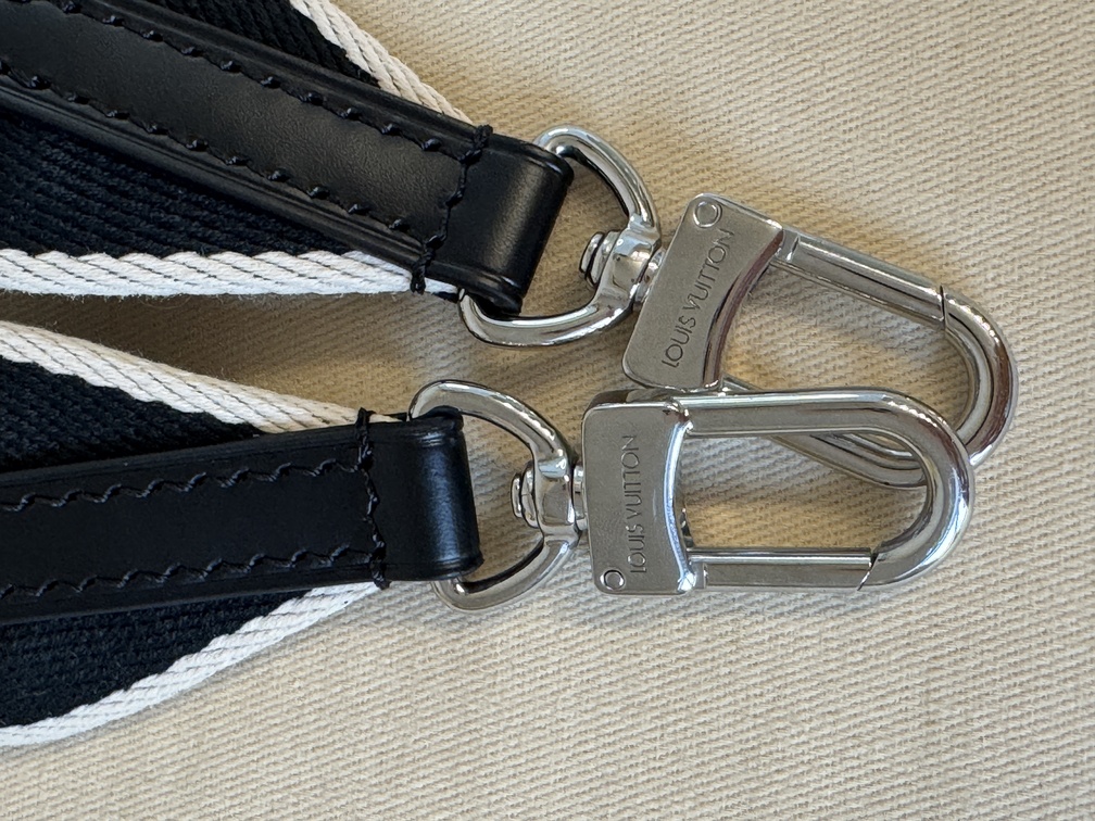 Bandouliere schwarz weiss