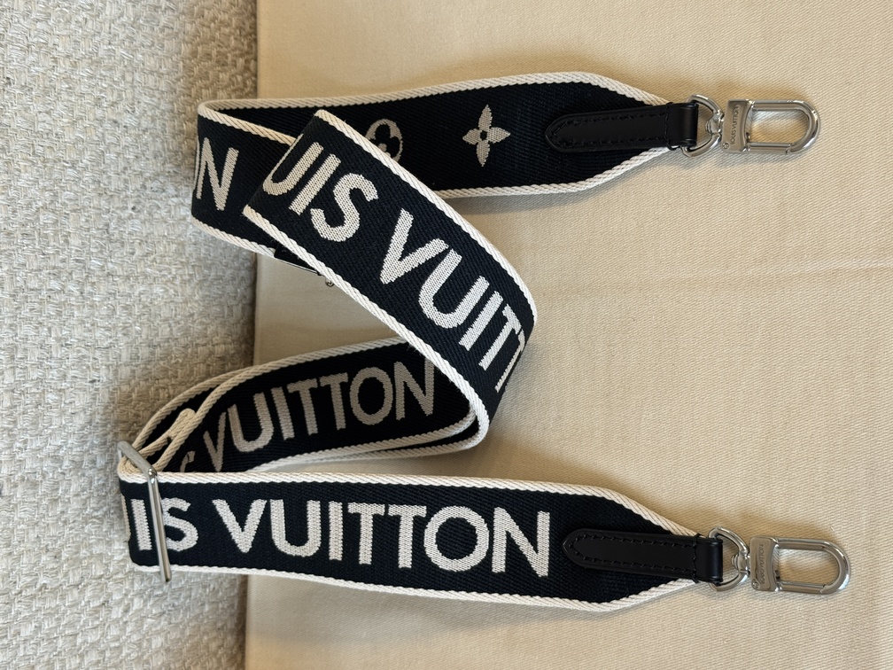 Bandouliere schwarz weiss