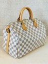 Speedy 30 Bandouliere Damier Azur