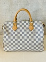 Speedy 30 Bandouliere Damier Azur