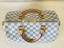 Speedy 30 Bandouliere Damier Azur