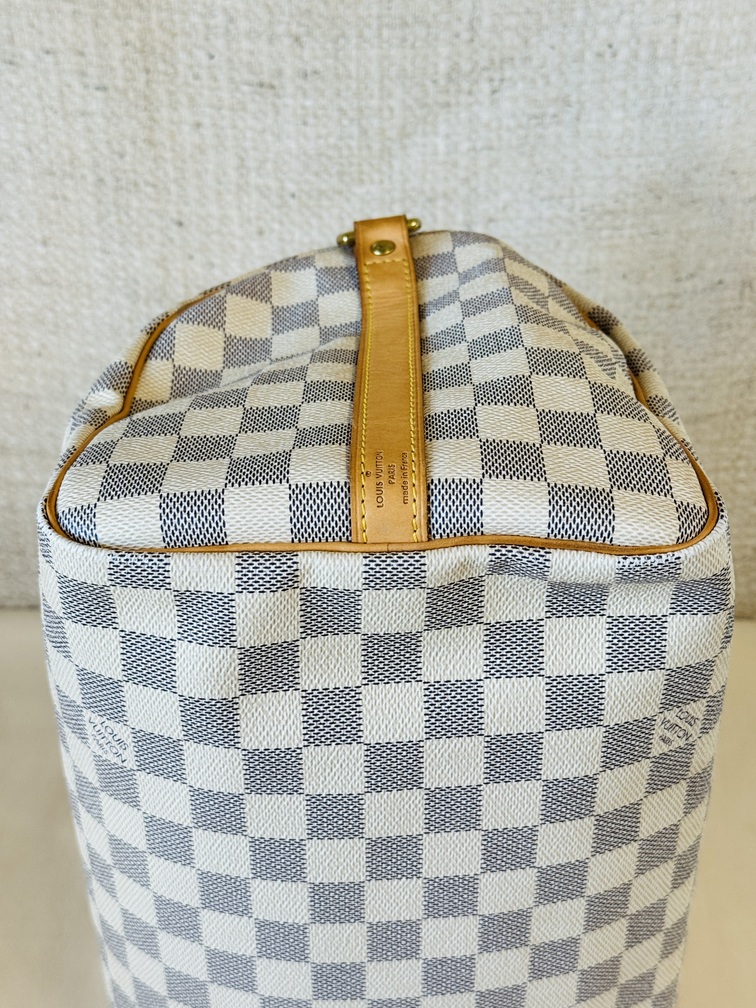 Speedy 30 Bandouliere Damier Azur
