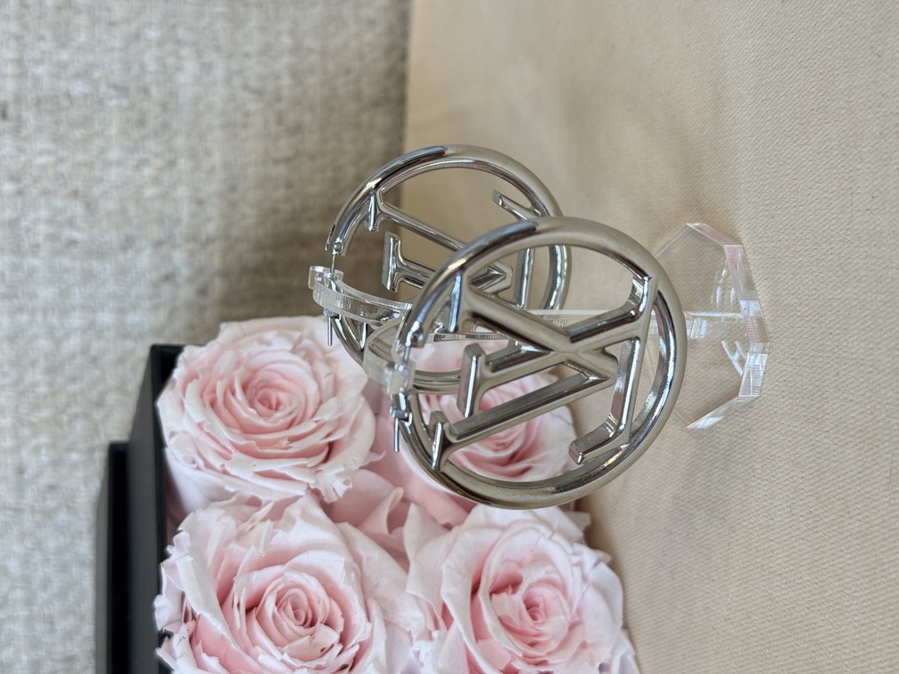 Ohrringe Louise Hoops GM silber